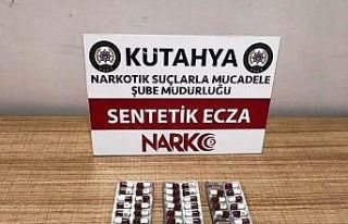 Kütahya’da uyuşturucu hap ele geçirildi