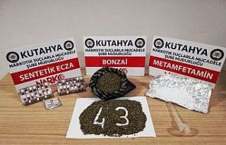 Kütahya’da uyuşturucu operasyonu: 4 gözaltı