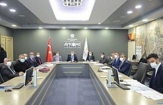 Malatya Büyükşehir’de karla mücadele toplantısı...