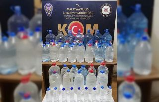 Malatya’da 321 litre boğma içki ele geçirildi