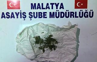 Malatya’da uyuşturucu operasyonu: 2 tutuklama