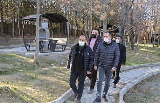 Mandilmos mesire alanındaki çalışmalar tüm hızıyla...