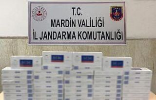 Mardin’de 800 paket kaçak sigara ele geçirildi