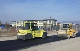 Merzifon OSB’de yatırımcının yolu asfaltlanıyor