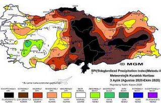 Meteorolojinin korkutan kuraklık haritası: Orta...