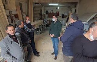 MHP ilçe yönetiminden esnafa yılbaşı ziyareti