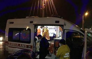 Motosiklet kazası: 1 yaralı