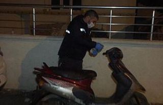 Motosikleti çalmak isteyen şüpheli yakalandı