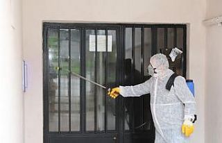 Mudanya’nın dört bir yanı dezenfekte ediliyor