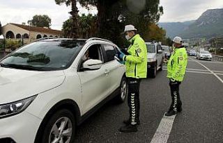 Muğla’da 2020’in son gününde de trafik denetimleri...