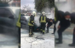 Muğla’da araç yangını