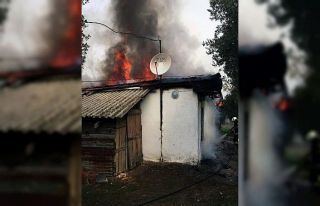 Muğla’da ev yangını