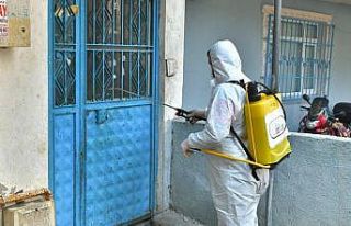 Müzikli sokak dezenfeksiyonu