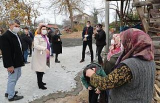 Nebihoca Mahallesi’nde parke çalışmaları tamamlanıyor