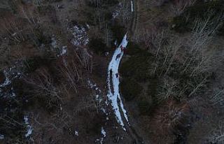 Nemrut Krater Gölü çevresine bir ton yem bırakıldı