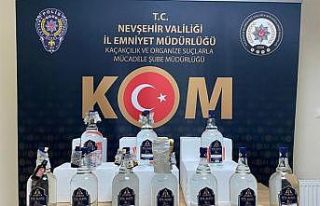 Nevşehir’de 20 litre etilalkol ve alkol aroması...