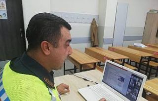 Öğrencilere  trafik eğitimi EBA’dan