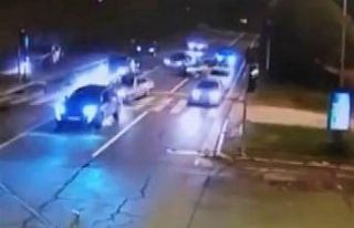 Ölümlü trafik kazası MOBESE kamerasında