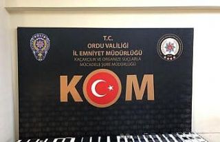 Ordu’da çok sayıda kaçak telefon ve malzemeleri...