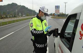 Ordu’da sürücülere hız ve kırmızı ışık...