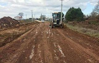 Orhaniye - Kozluca yolu konforlu hale getiriliyor