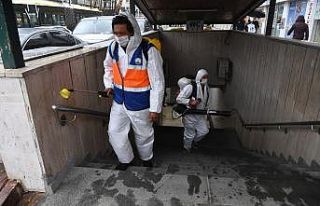 Osmangazi’de dip bucak dezenfeksiyon