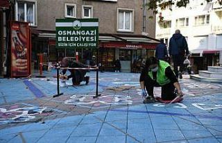 Osmangazi’nin sokakları sanatla buluşuyor