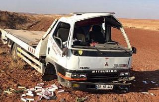 Oto kurtarıcı kaza yaptı: 1 yaralı