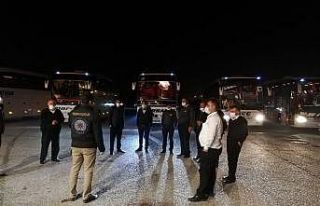 Otobüs şoförleri göçmen kaçakçılığına karşı...