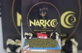 Otobüste oturduğu koltuğun altında esrar taşıyan...