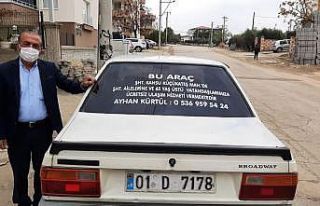 Otomobilini yaşlılara hizmet aracı yaptı