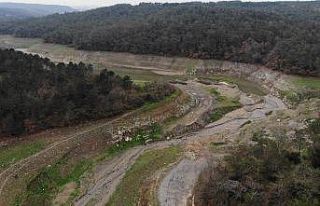 (Özel) Elmalı Barajında korkutan görüntü: suların...