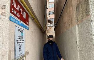 (Özel) İstanbul’un en dar sokağı 89 santimetre