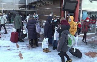Palandöken’e ilk turist kafilesi