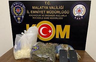 Peynir bidonunda esrar sevkiyatına darbe