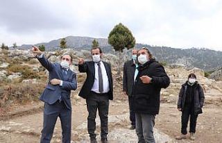 Rektör Akgül, Ermenek’te devam eden arkeolojik...