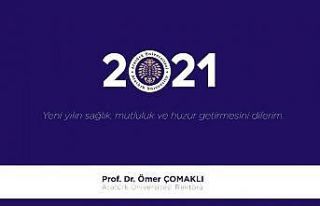 Rektör Çomaklı’dan Yeni Yıl Mesajı