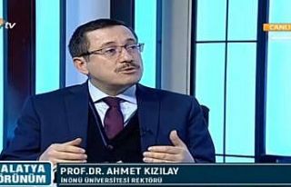 Rektör Kızılay’dan pandemiyle mücadeleye övgü