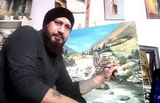 Ressamın ilk kitabı çıktı