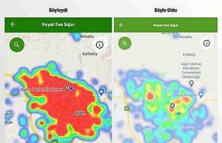 Risk haritası, görenleri hem şaşırttı hem sevindirdi
