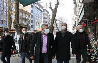 Sadıkoğlu’ndan esnaf ziyareti