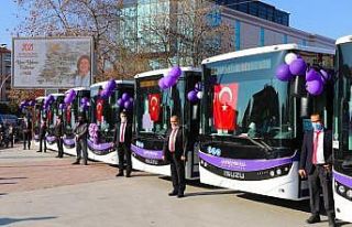 Safranbolu Belediyesi yeni nesil 7 yeni halk otobüsünü...