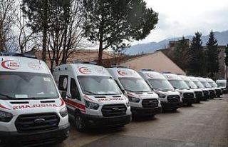 Sağlık Bakanlığı’ndan Bursa’ya 18 ambulans