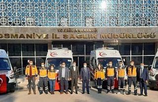 Sağlık Bakanlığı’ndan Osmaniye’ye 6 ambulans