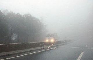 Sakar geçidinde görüş 5 metreye düştü