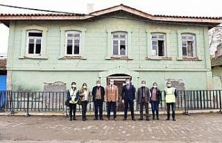 Salihli’dekiAtatürk Evi restorasyonu başladı