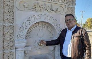 Samsat’ta şehitler çeşmesi yapıldı