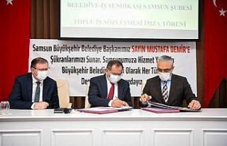 Samsun Büyükşehir Belediyesi’nde toplu sözleşme...