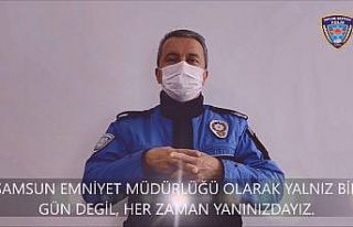 Samsun polisinden engellilere ‘her zaman yanınızdayız’...