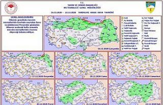 Samsun Valiliği’nden kuvvetli yağış uyarısı